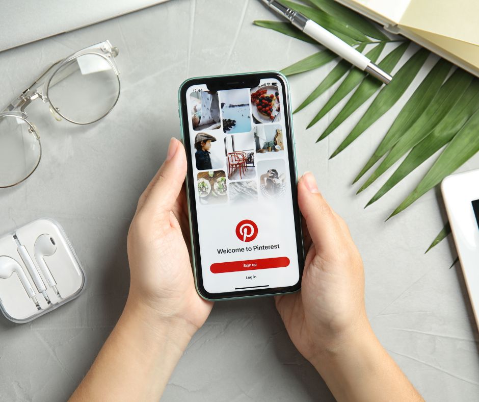 Person Using Pinterest for Their Brand