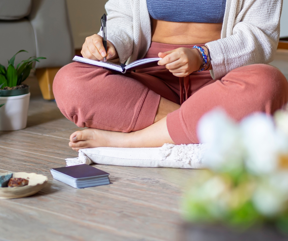 Woman Journaling for Anxiety